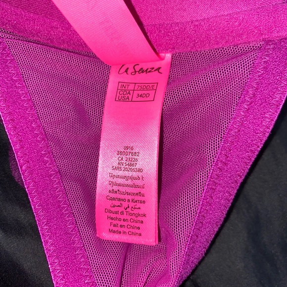Magenta push-up bra - Picture 3 of 5